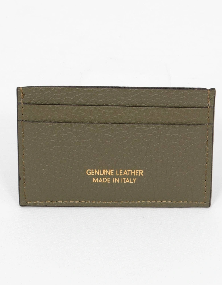 L.A.B. Italian Leather Card Holder Khaki