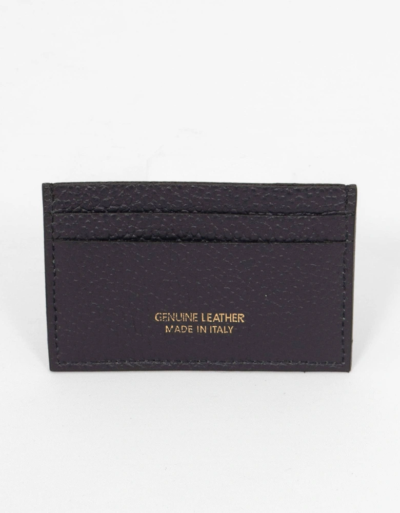 L.A.B.  Italian Leather Card Holder Black