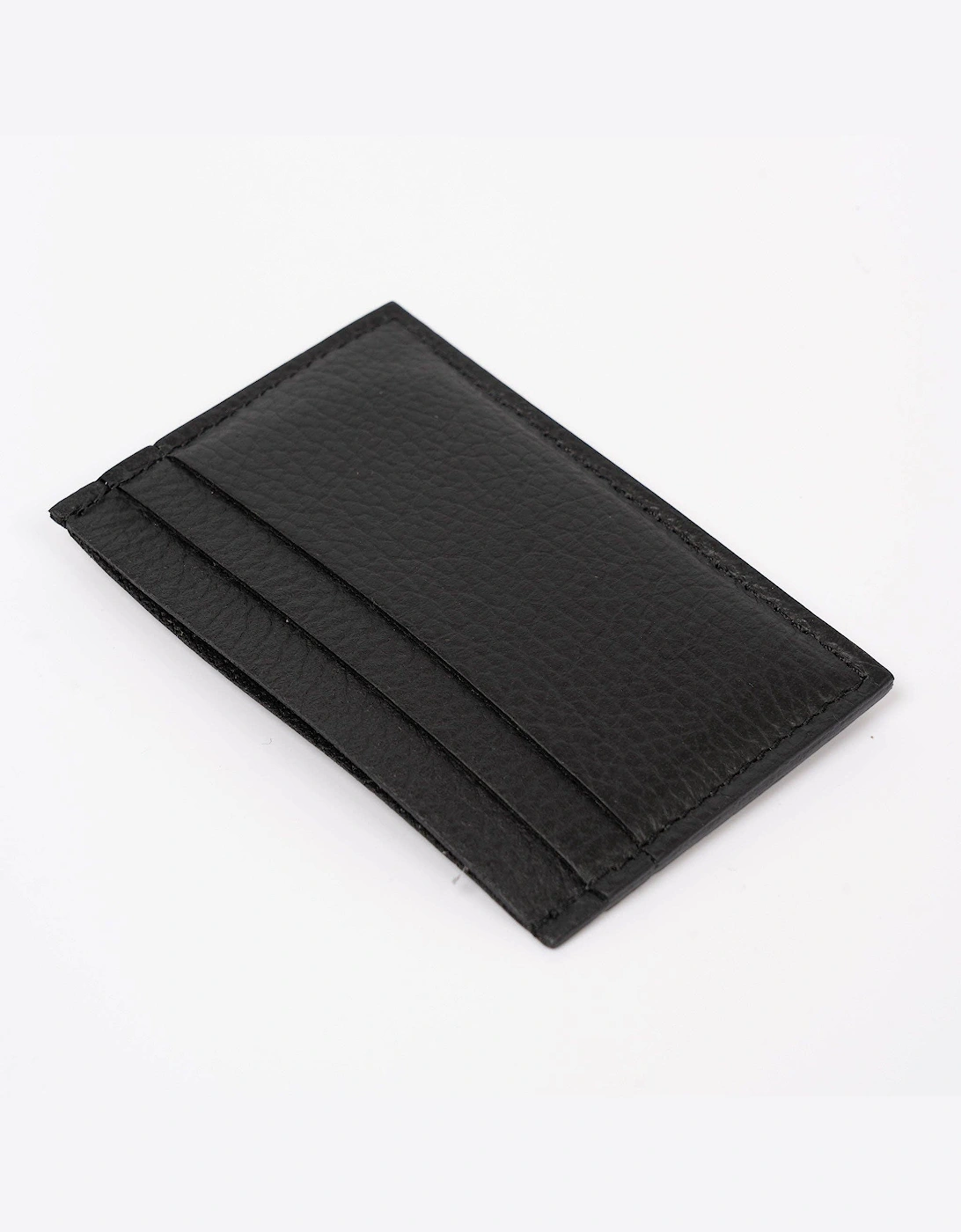 L.A.B.  Italian Leather Card Holder Black