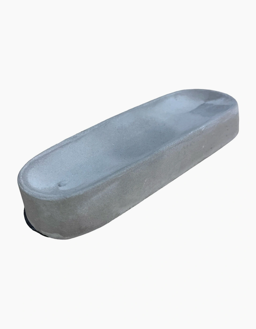 Grey Concrete Incense Holder