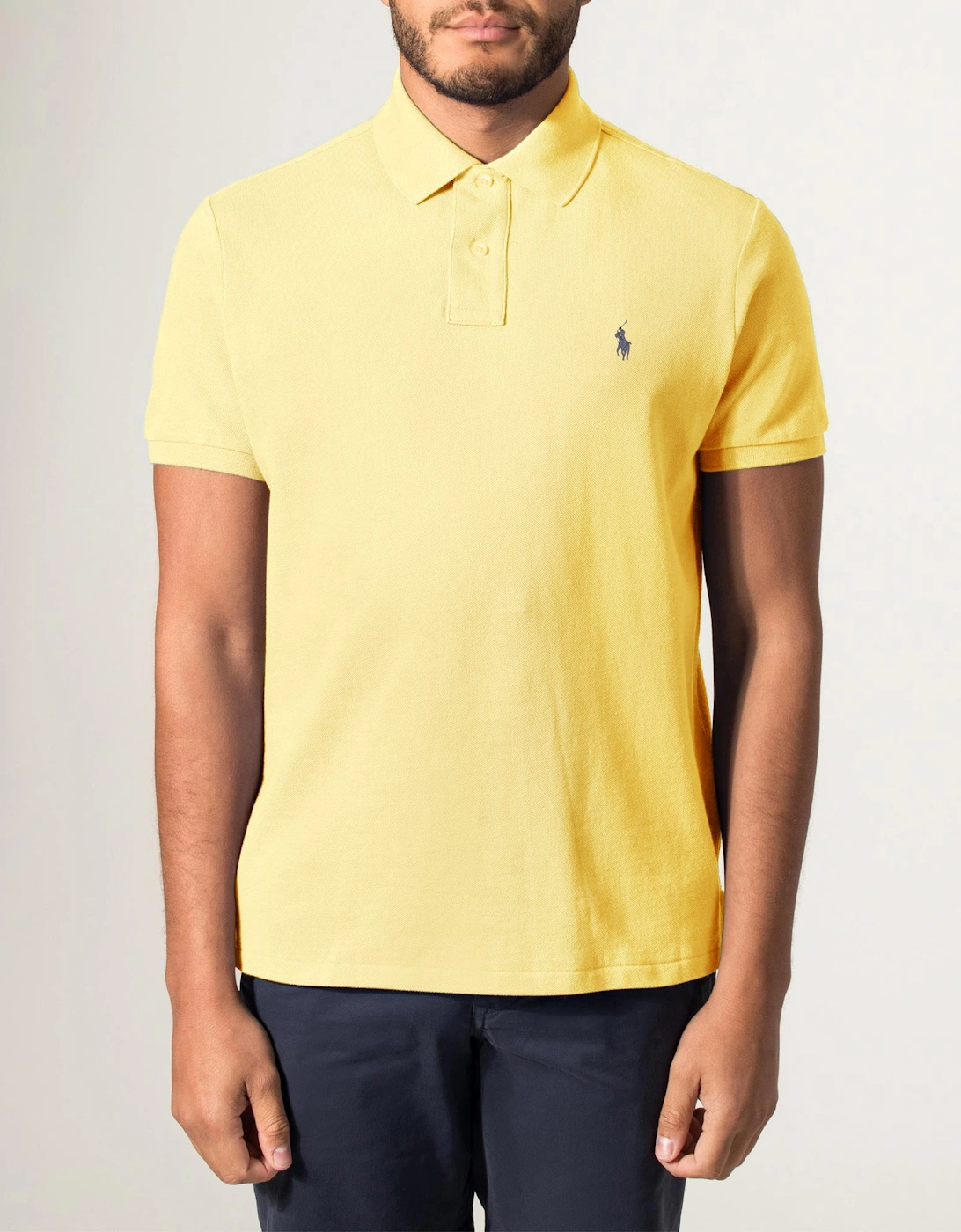 Custom Slim Fit Mesh Polo Shirt