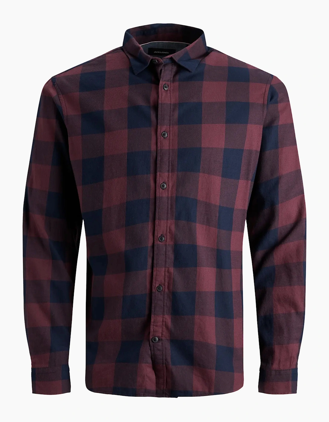 Jack & Jones JJEgingham checked Flannel Long Sleeve Shirt Port Royale