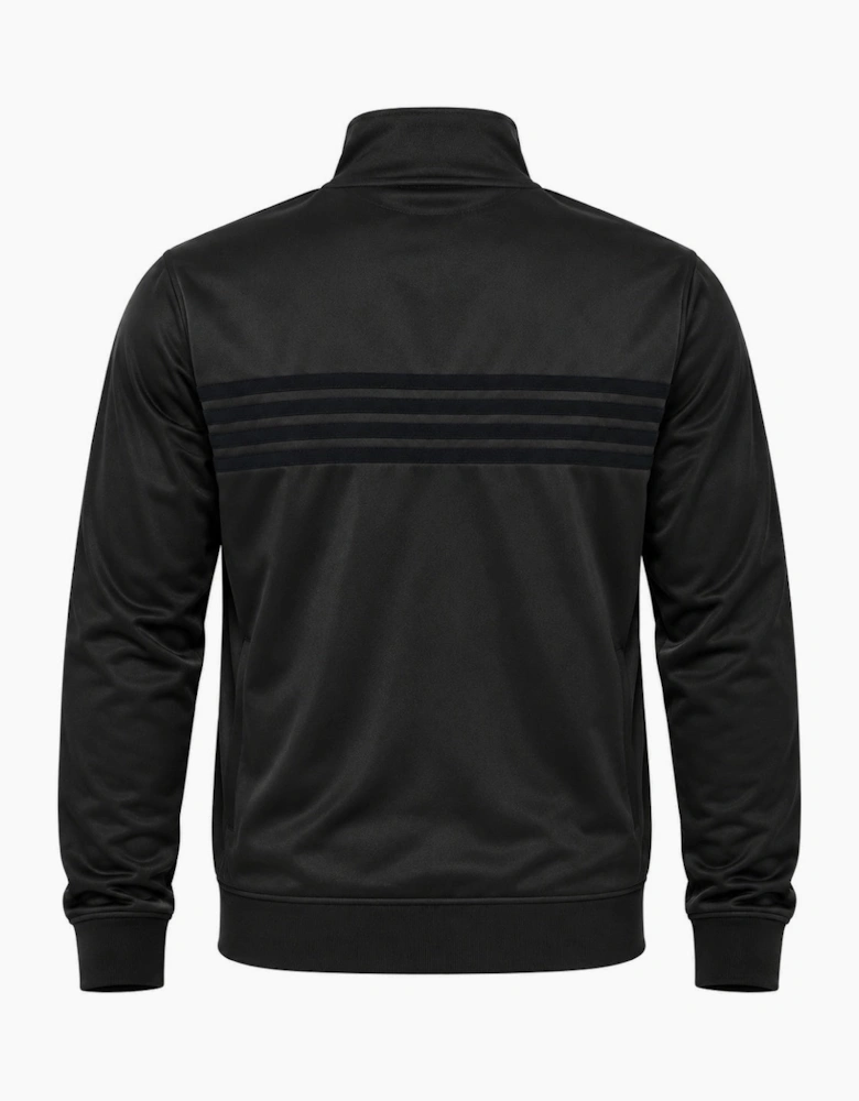 Sergio Tacchini Varena Track Top Jacket Black/Gold Lurex