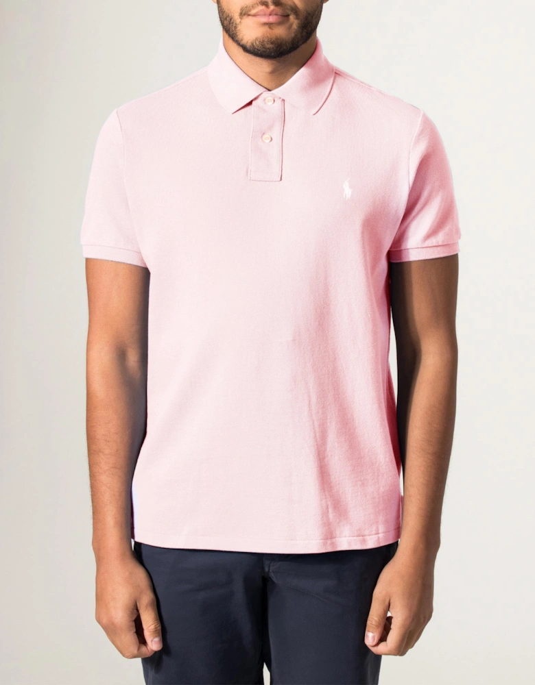 Custom Slim Fit Mesh Polo Shirt