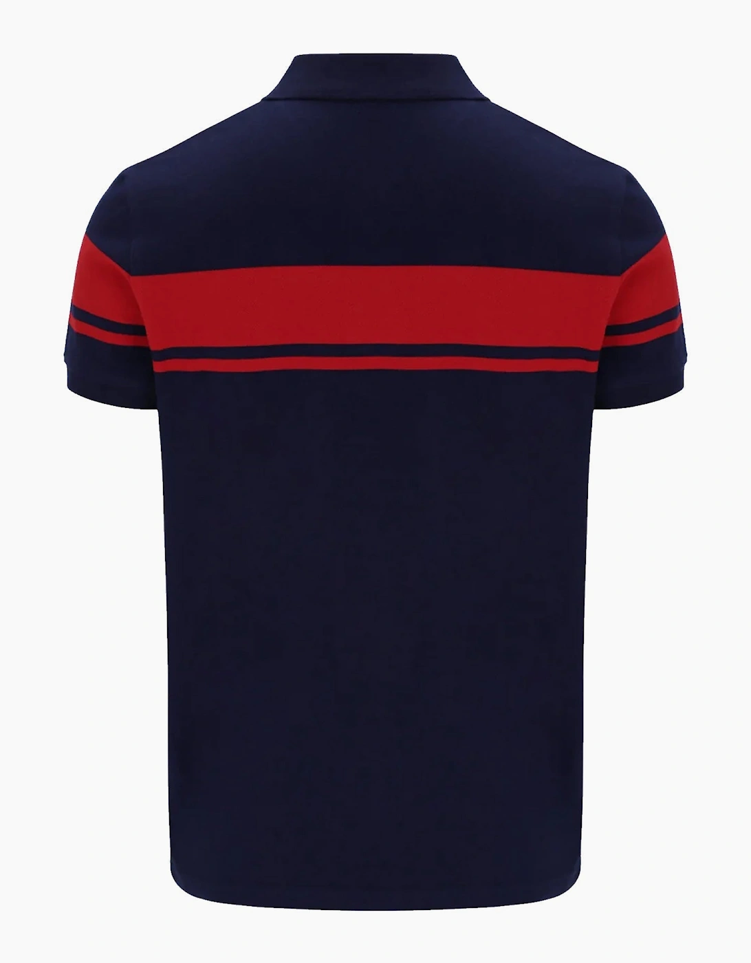 Sergio Tacchini Young Line Polo Shirt Maritime Blue/Adrenaline Rush