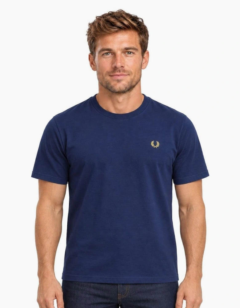 Fred Perry Ringer T-Shirt French Navy