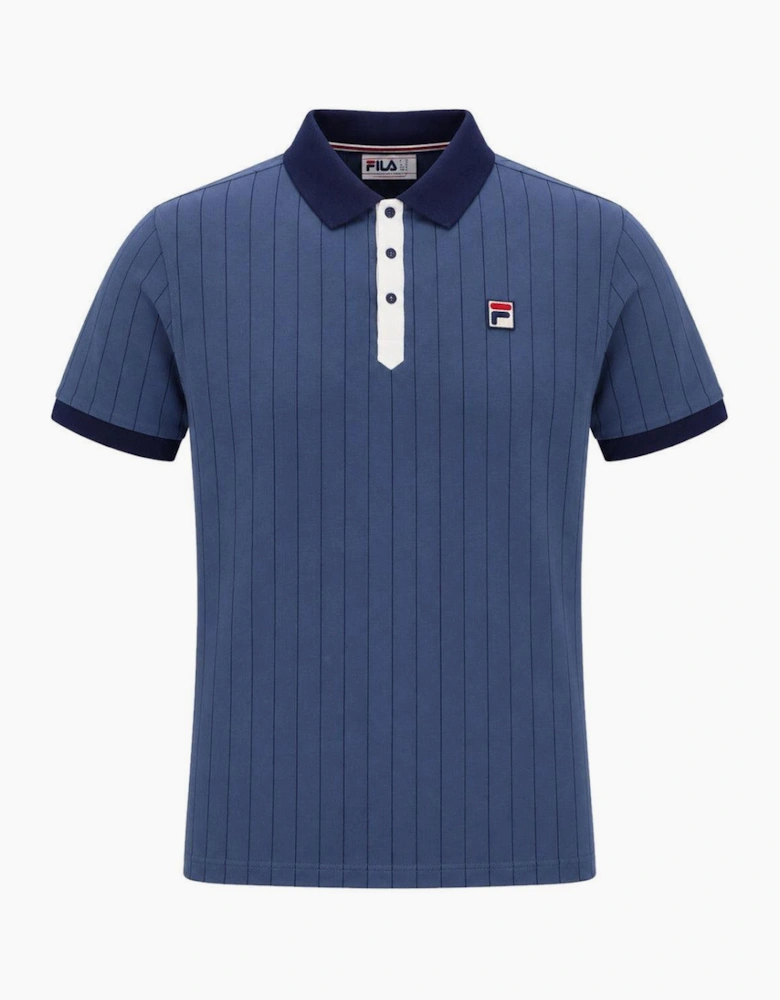 Fila BB1 Classic Striped Polo Shirt Vintage Indigo/Gardenia/Fila Navy