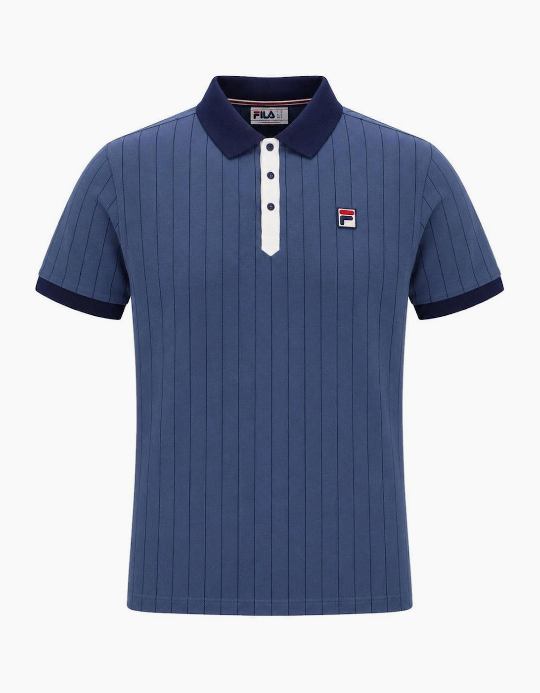 Fila BB1 Classic Striped Polo Shirt Vintage Indigo/Gardenia/Fila Navy