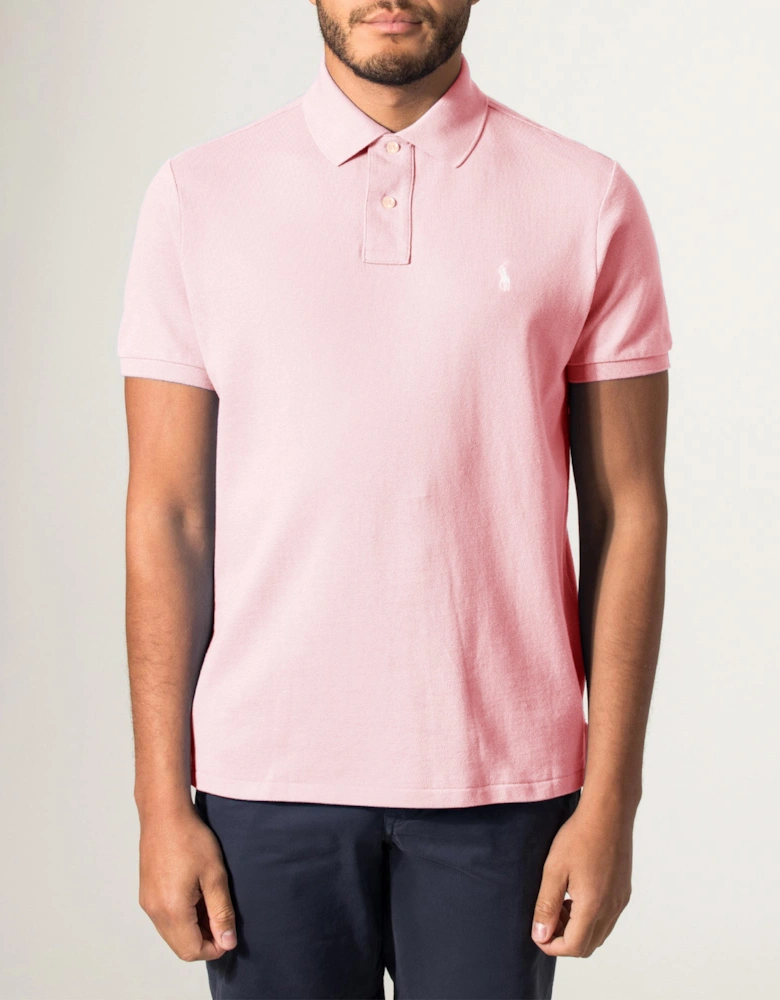 Custom Slim Fit Mesh Polo Shirt