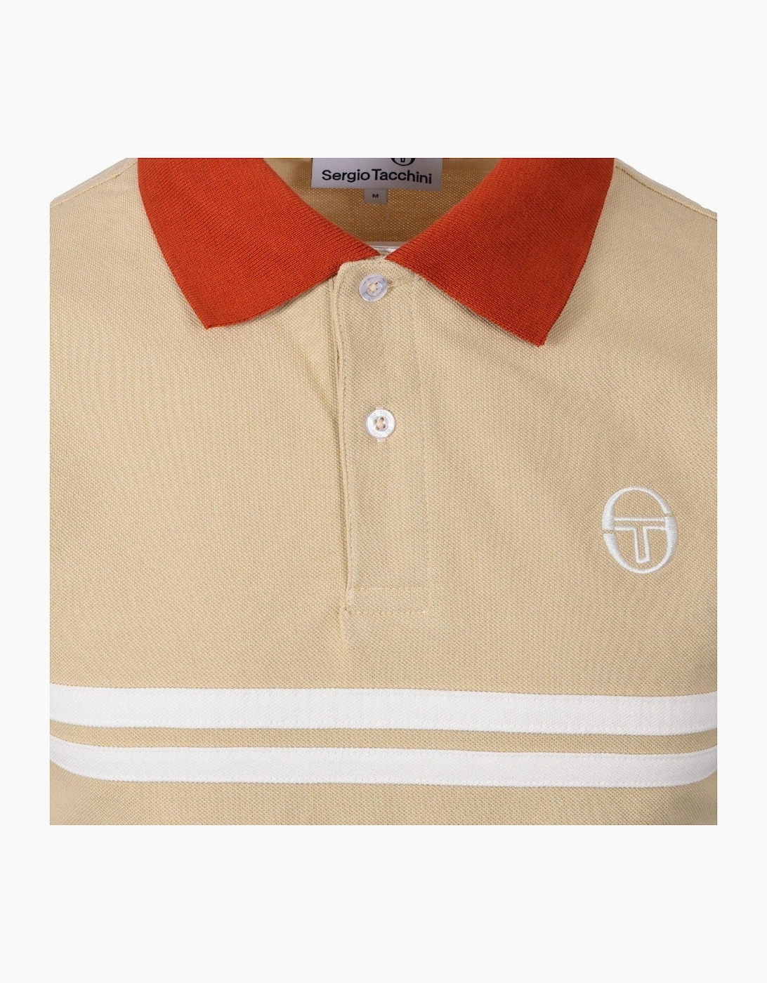 Sergio Tacchini Supermac Polo Shirt Mojave Desert/Rooibos Tea/Gardenia