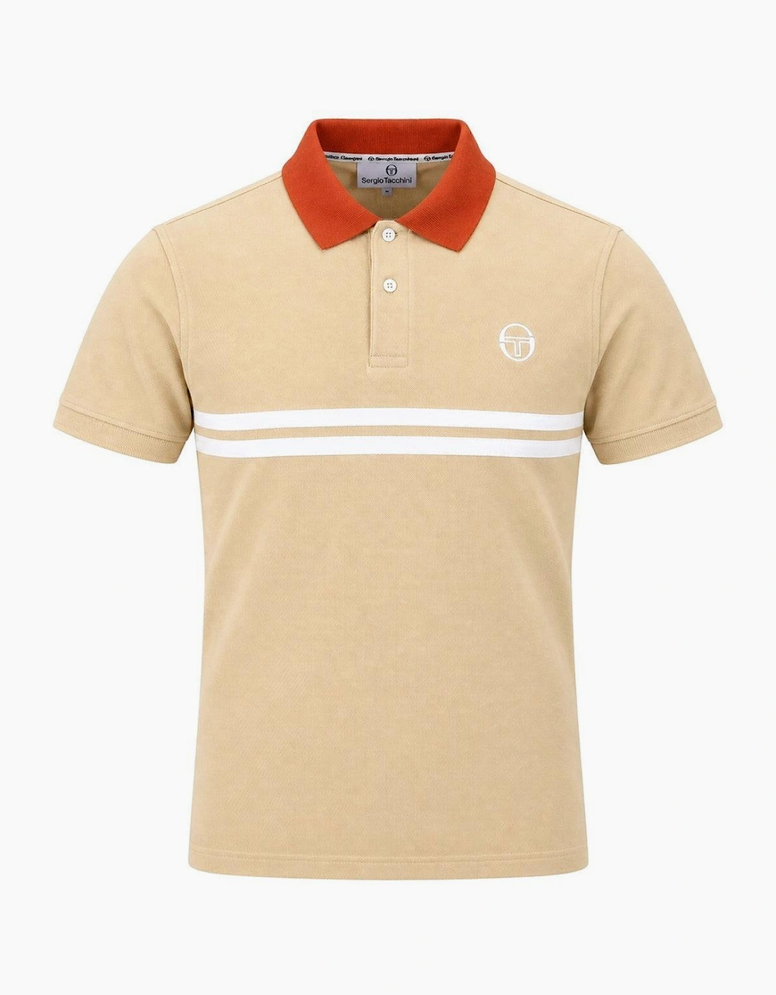 Sergio Tacchini Supermac Polo Shirt Mojave Desert/Rooibos Tea/Gardenia