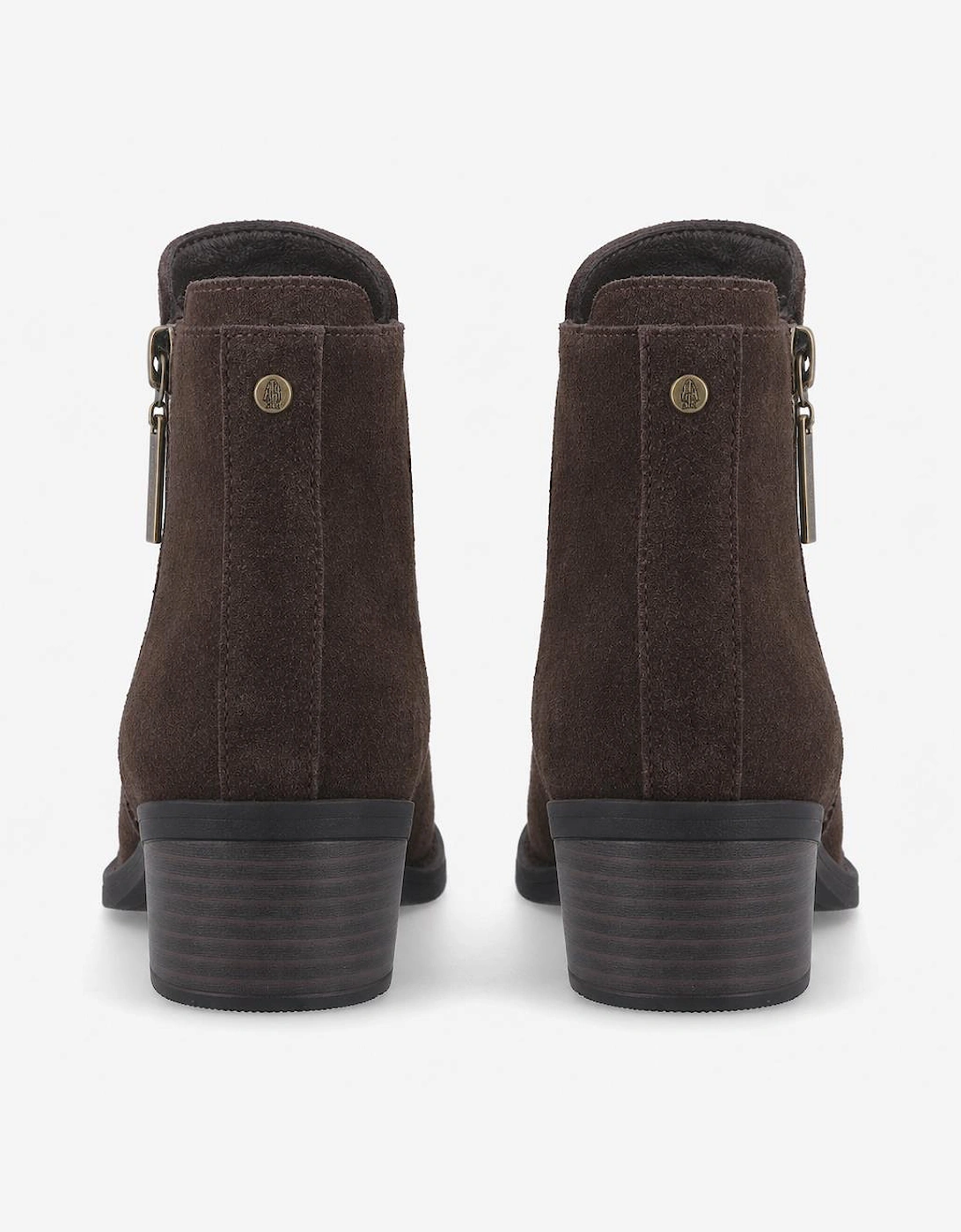 Hush Puppies Ingrid Zip Boot Womens Cowboy & Western Boots Chocolate