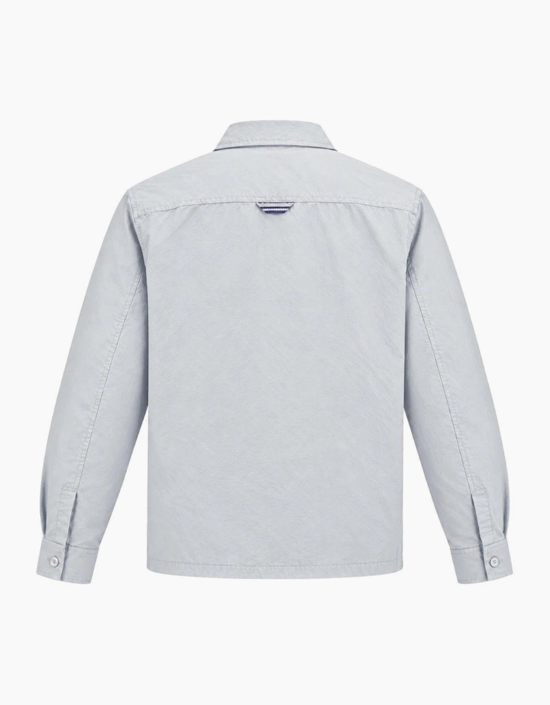 Fred Perry Ripstop Pocket Overshirt Dusky Blue