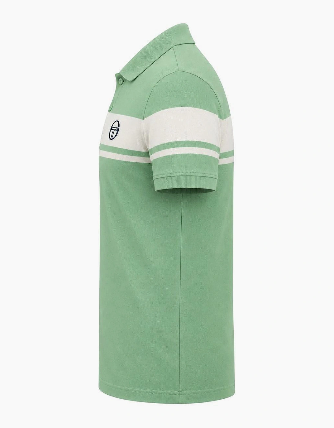 Sergio Tacchini Young Line Polo Shirt Quiet Green/Gardenia