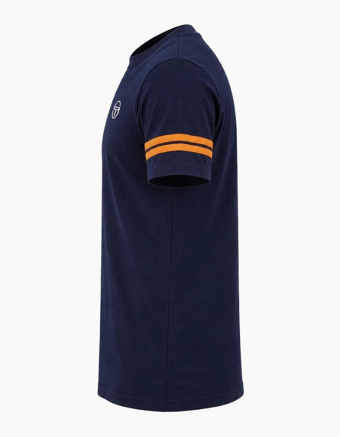 Sergio Tacchini Grello T-Shirt Maritime Blue/Orange Pepper