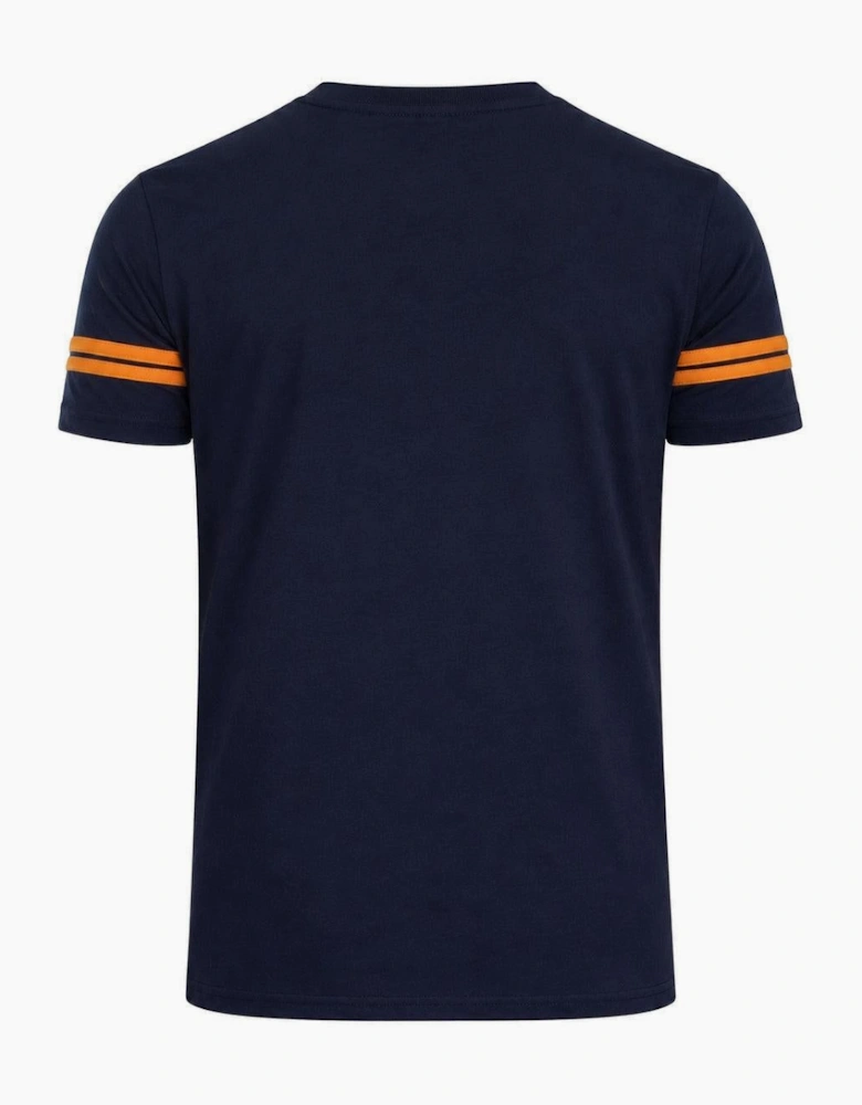 Sergio Tacchini Grello T-Shirt Maritime Blue/Orange Pepper