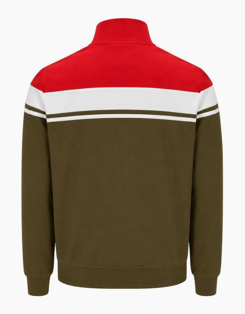 Sergio Tacchini Damarindo Track Top Jacket Adrenaline Rush/Gardenia/Dark Olive