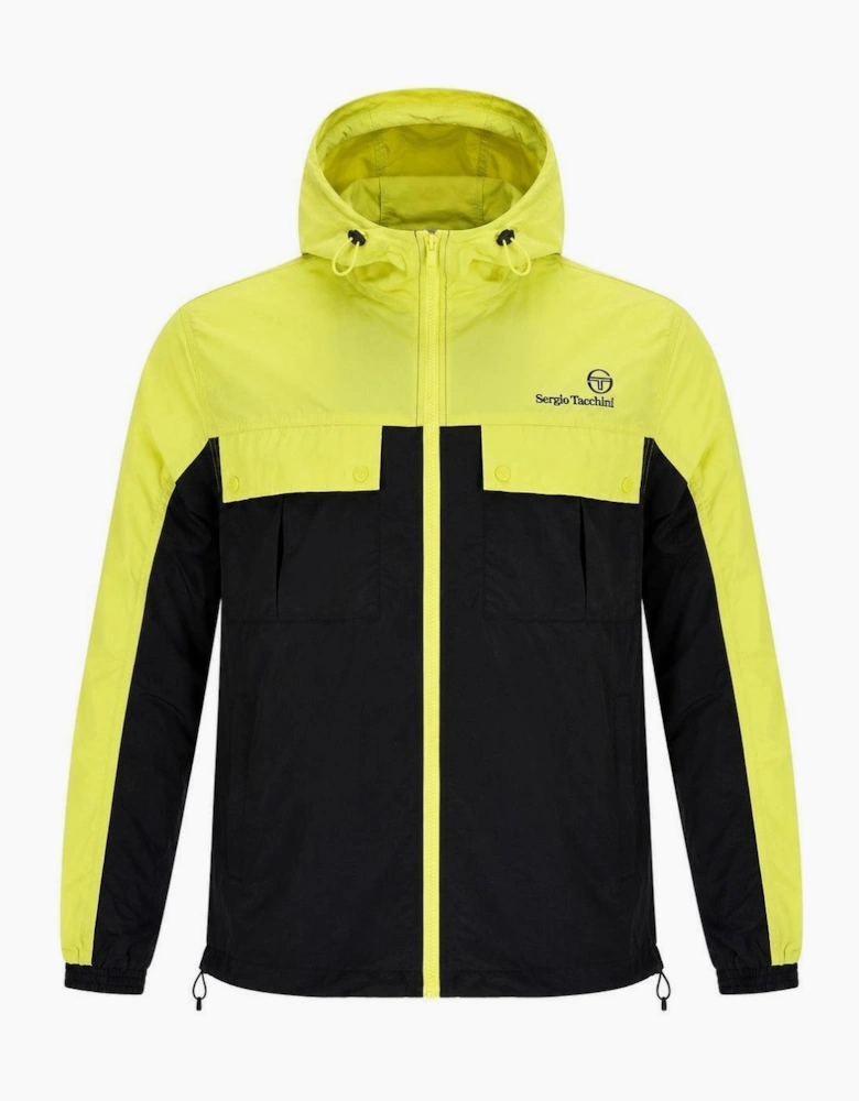Sergio Tacchini Alba Hooded Jacket Celery Green/Black
