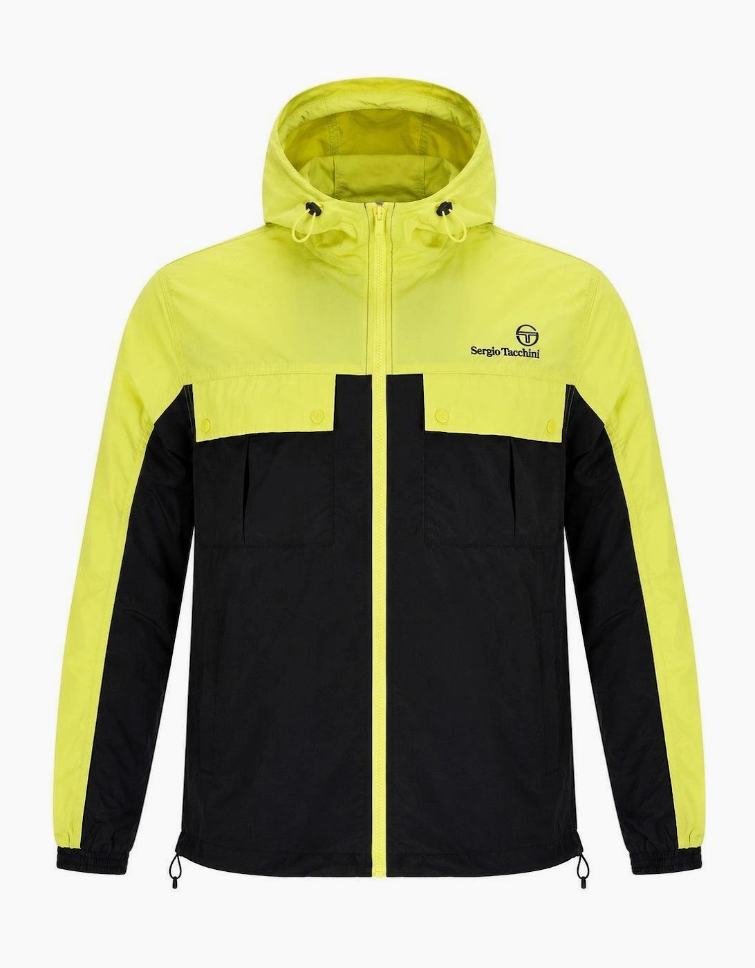 Sergio Tacchini Alba Hooded Jacket Celery Green/Black