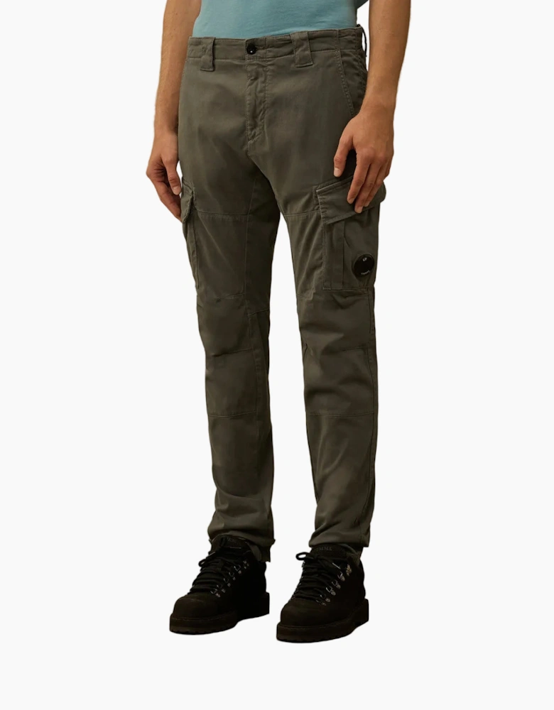 Stretch Satin Lens Cargo Pants