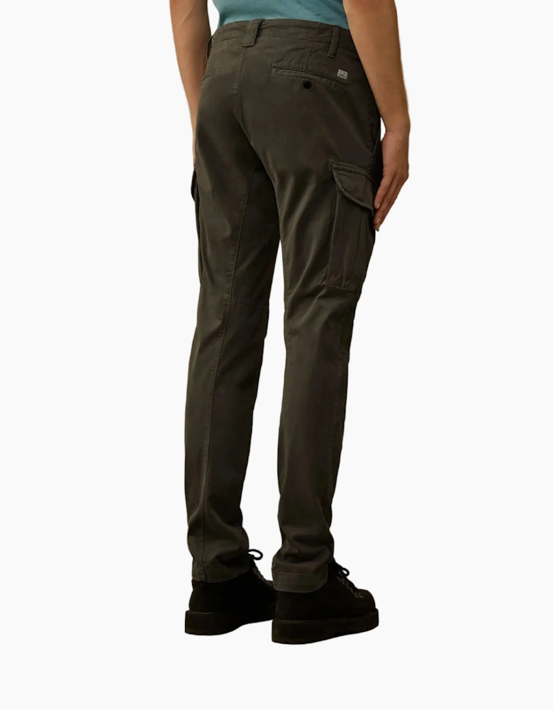 Stretch Satin Lens Cargo Pants