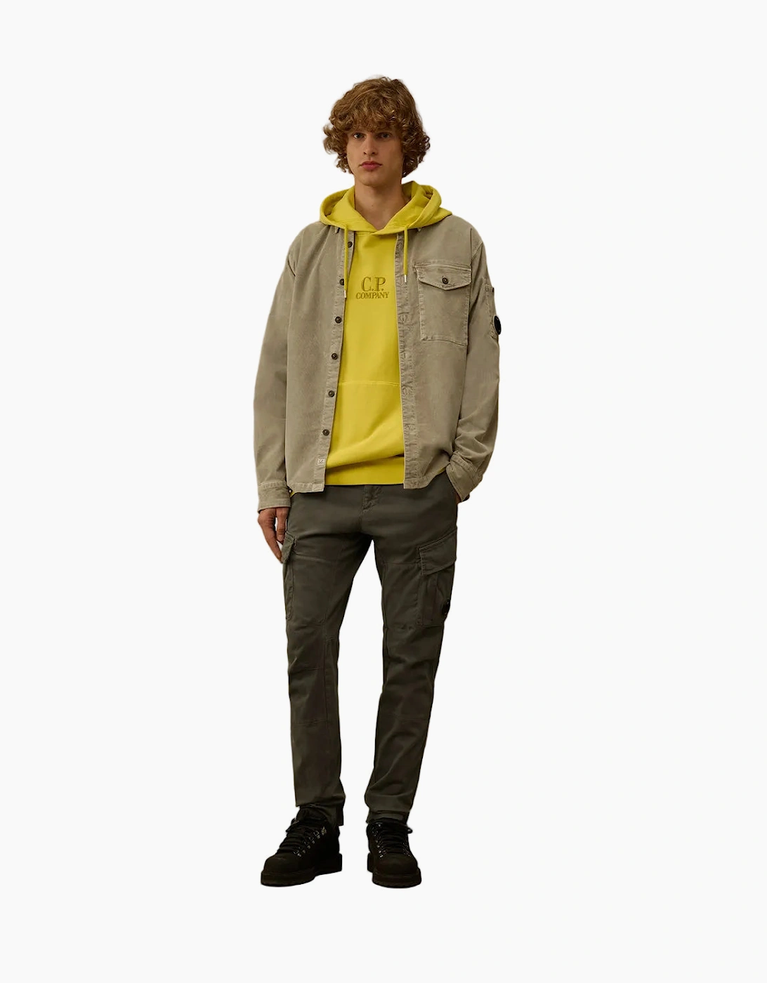 Stretch Satin Lens Cargo Pants