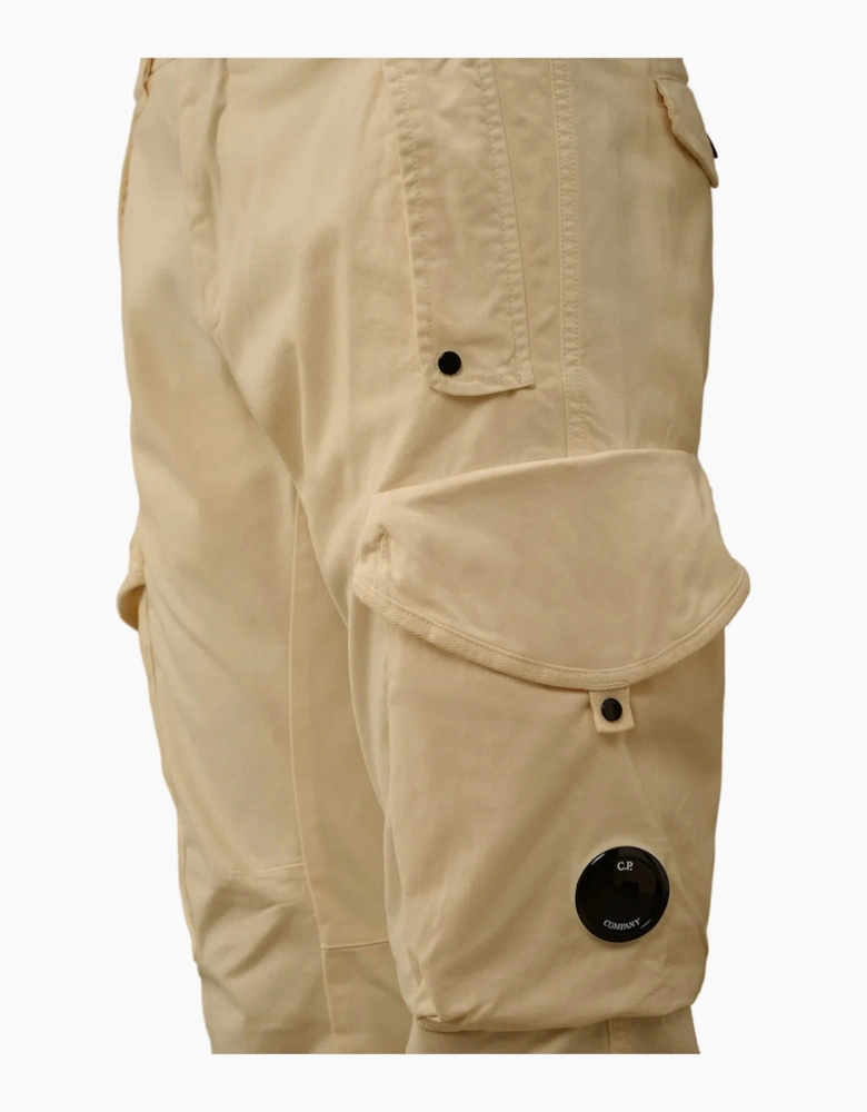 Stretch Satin Lens Cargo Pants