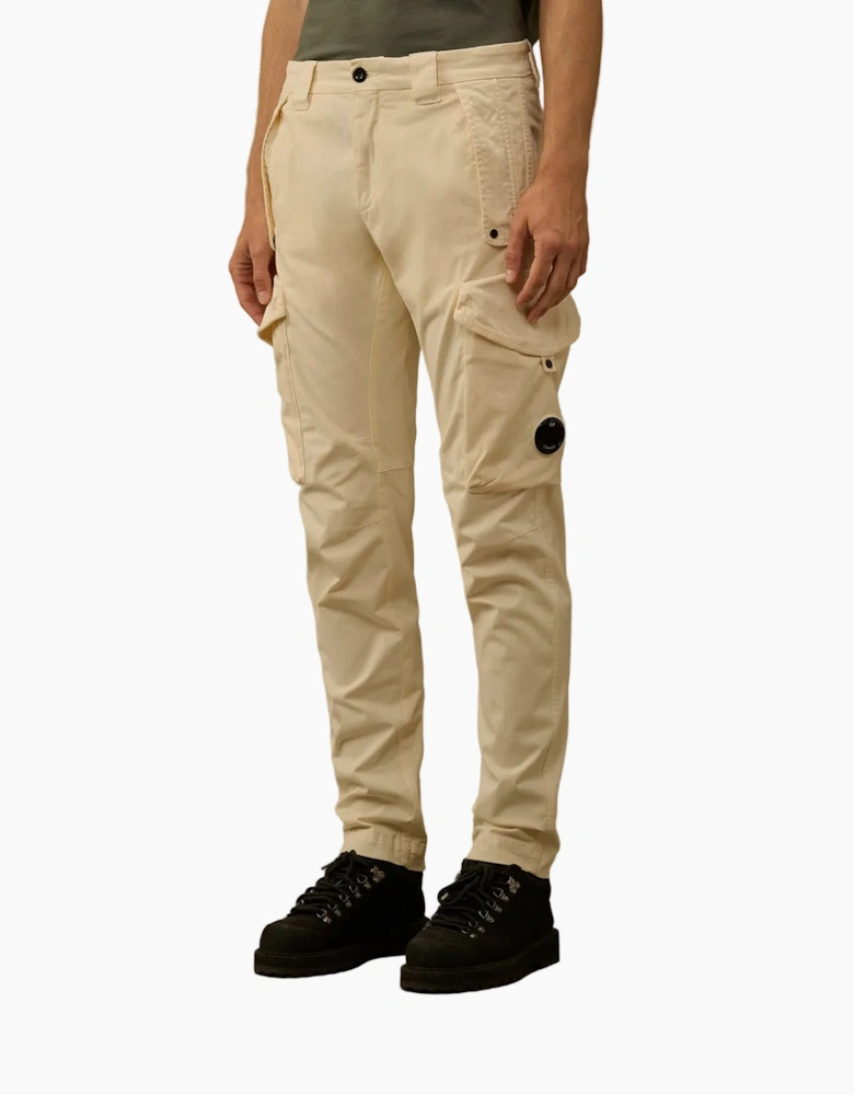 Stretch Satin Lens Cargo Pants