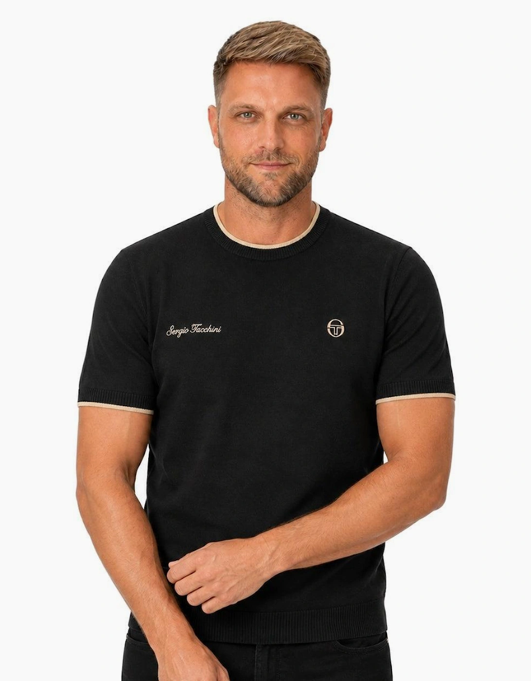 Sergio Tacchini Conte T-Shirt Black