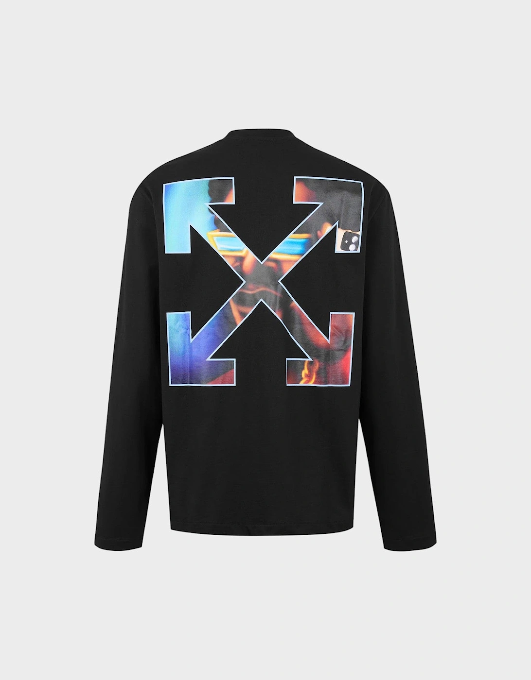 Barber Arrow Skate Long-Sleeve Cotton T-Shirt Black