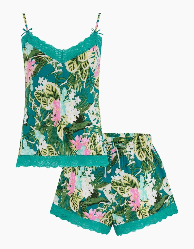23135 Pour Moi Sofa Loves Lace Lace Jersey Cami And Short Pj Set