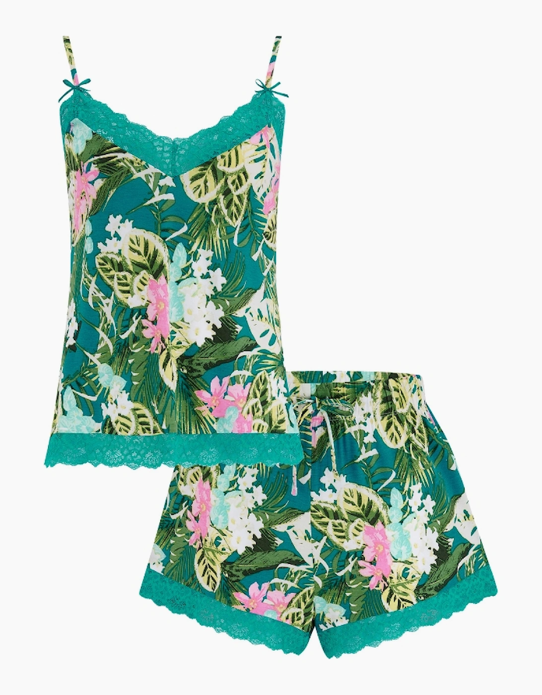 23135 Pour Moi Sofa Loves Lace Lace Jersey Cami And Short Pj Set