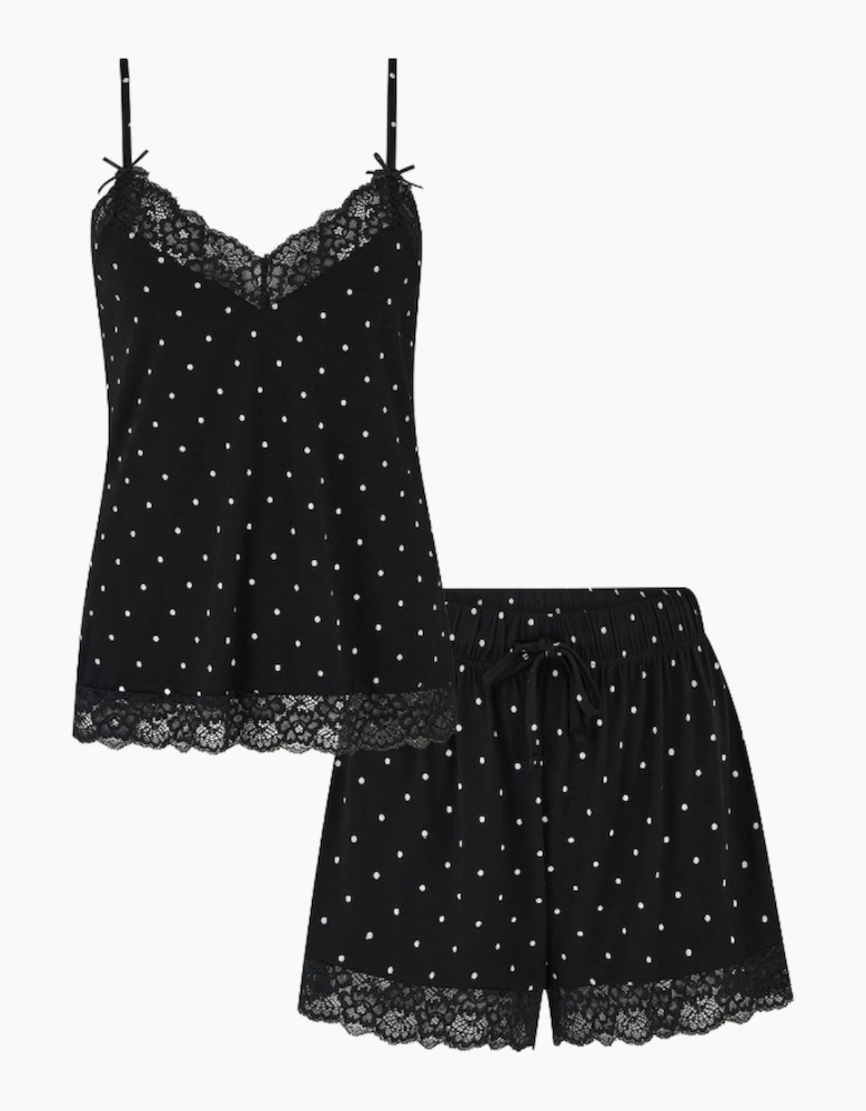 23135 Pour Moi Sofa Loves Lace Lace Jersey Cami And Short Pj Set