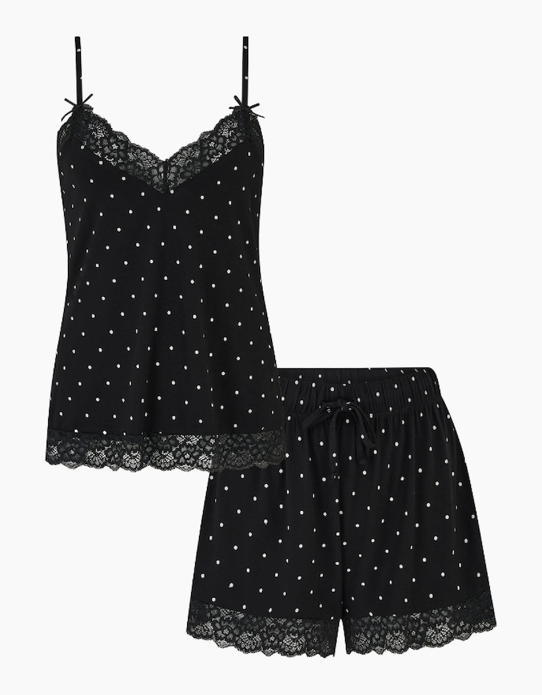 23135 Pour Moi Sofa Loves Lace Lace Jersey Cami And Short Pj Set