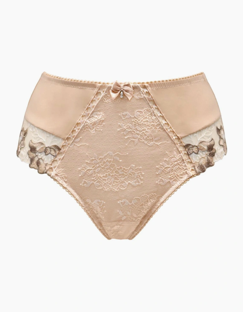 3834 Pour Moi Sofia Lace Embroidered Deep Brief