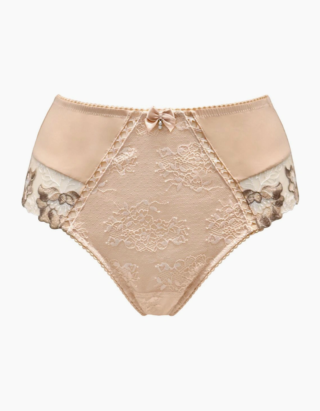 3834 Pour Moi Sofia Lace Embroidered Deep Brief