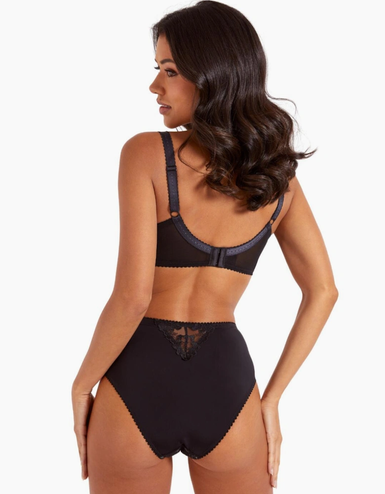3834 Pour Moi Sofia Lace Embroidered Deep Brief