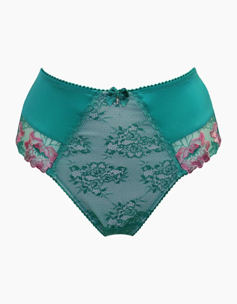 3834 Pour Moi Sofia Lace Embroidered Deep Brief