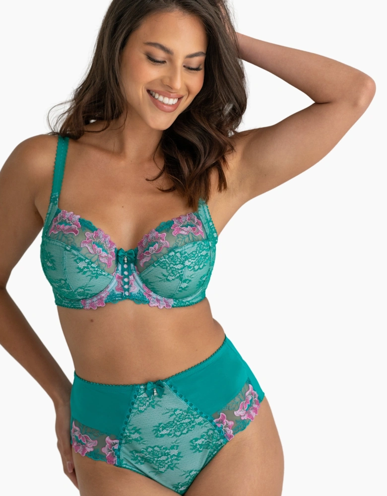3834 Pour Moi Sofia Lace Embroidered Deep Brief