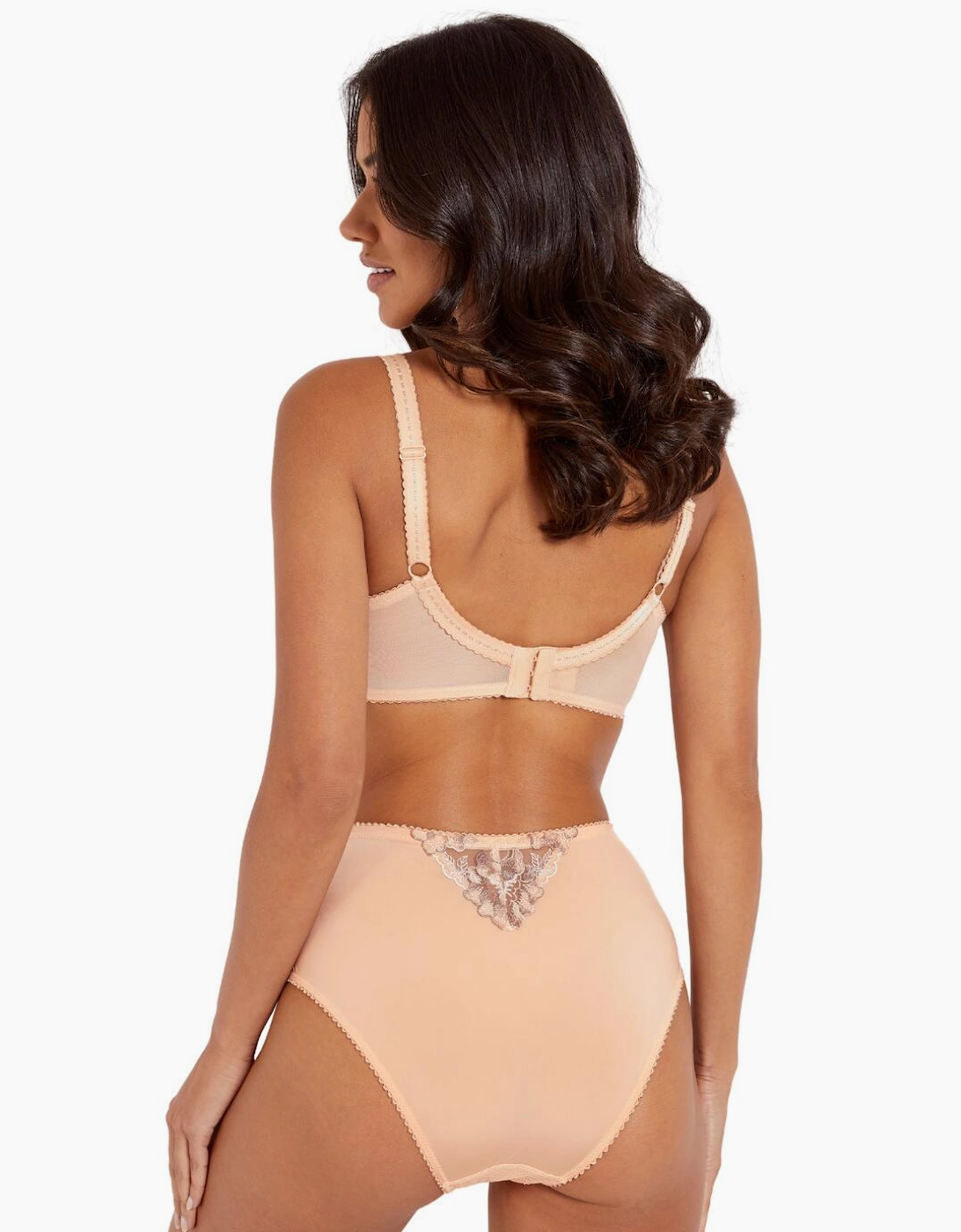 3834 Pour Moi Sofia Lace Embroidered Deep Brief