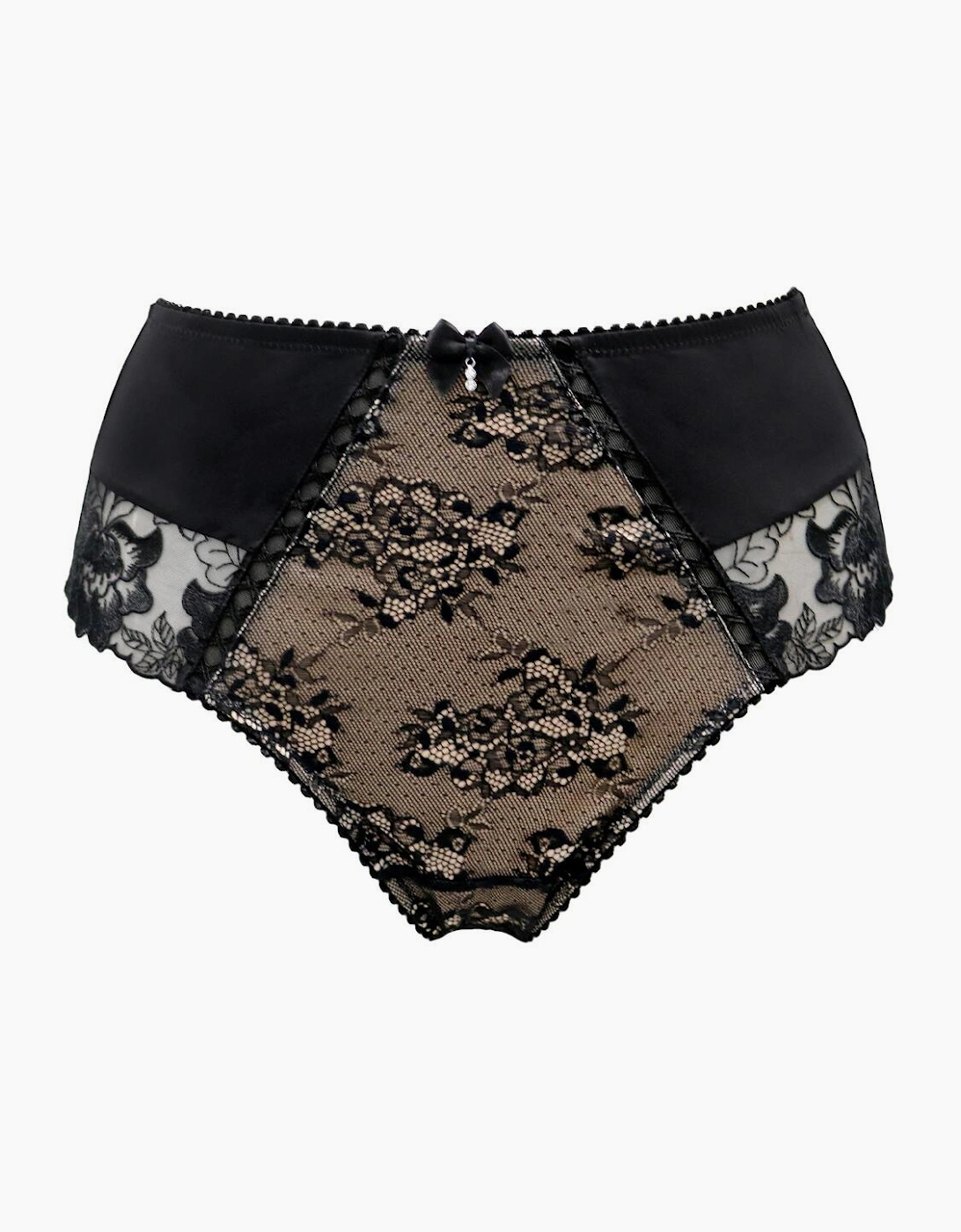 3834 Pour Moi Sofia Lace Embroidered Deep Brief