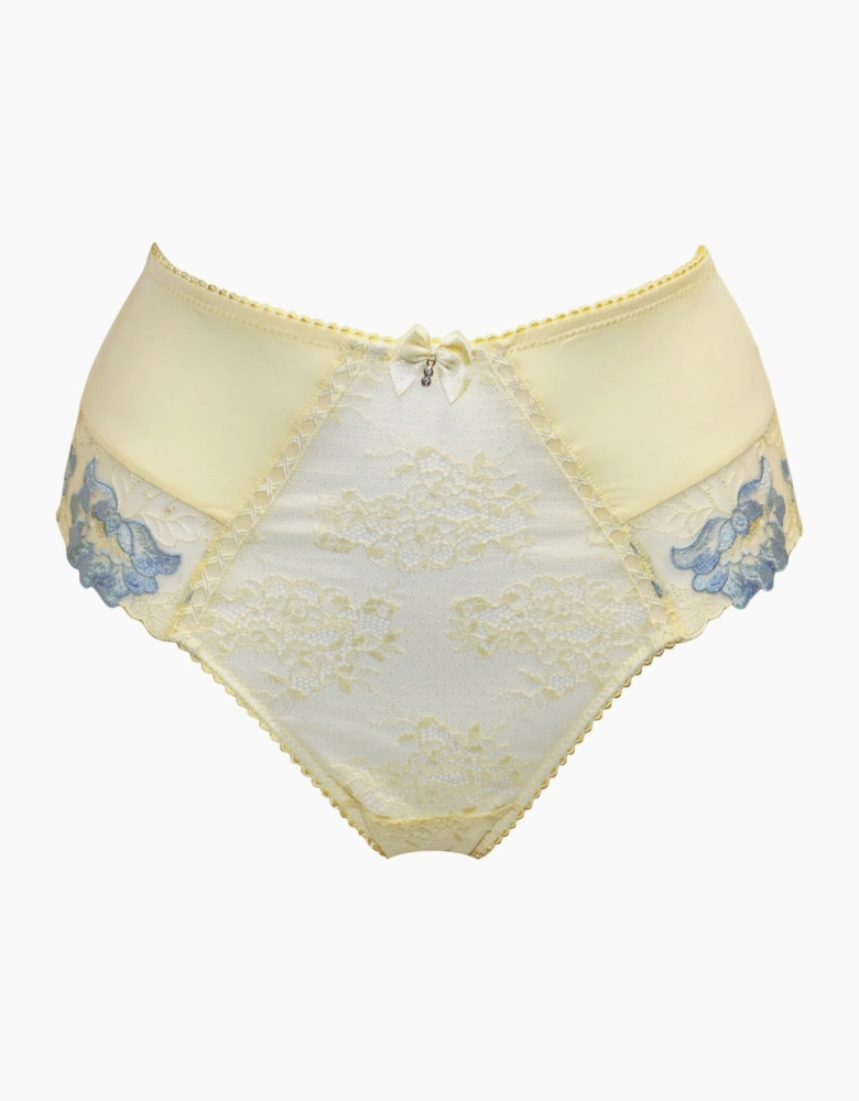 3834 Pour Moi Sofia Lace Embroidered Deep Brief