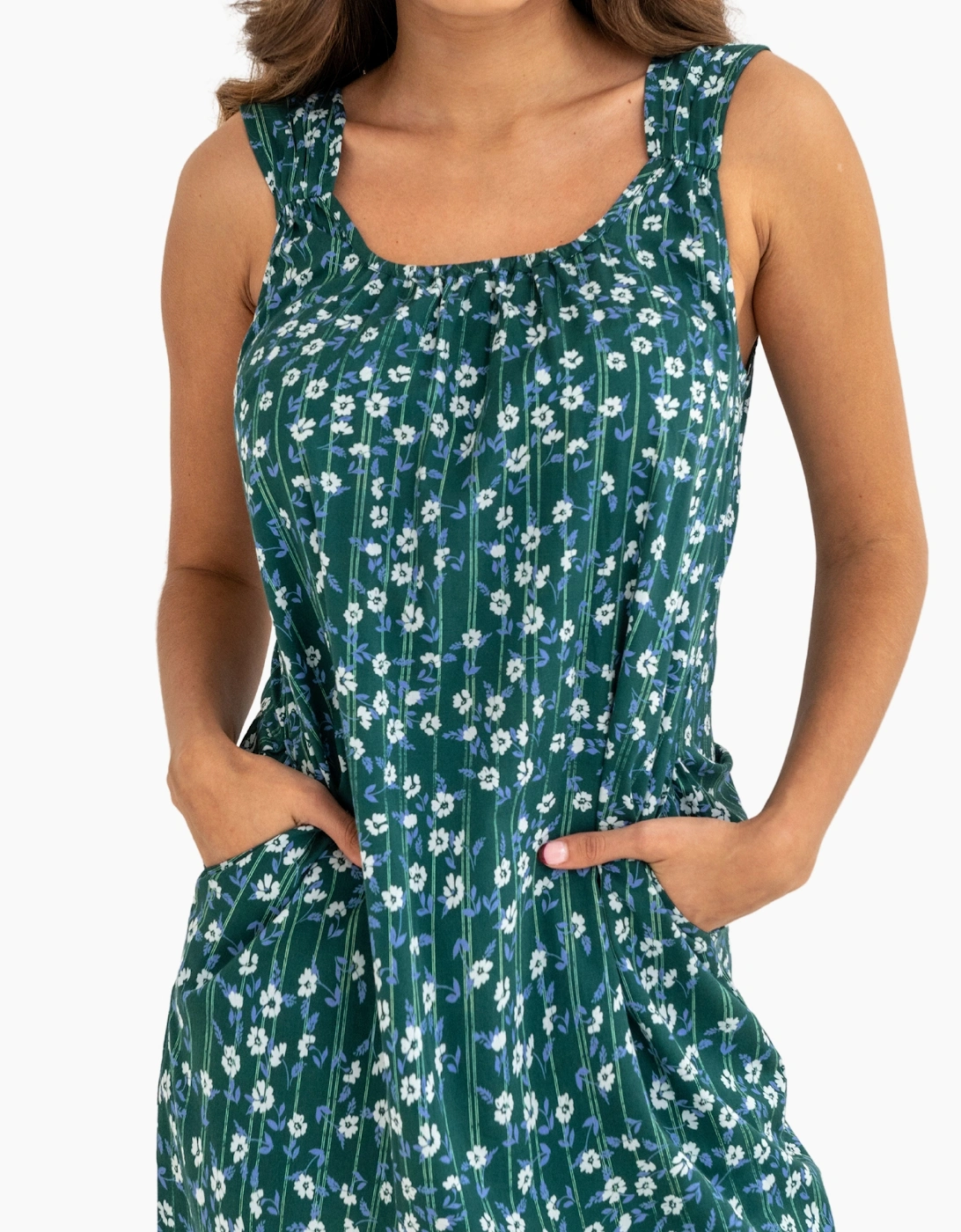 23274 Pour Moi Pure Cotton Square Neck Chemise