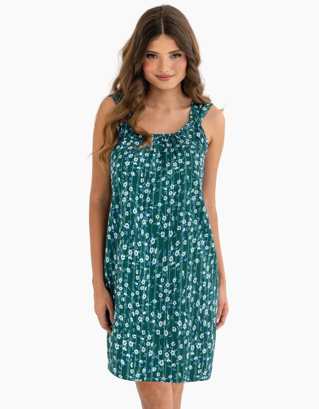 23274 Pour Moi Pure Cotton Square Neck Chemise