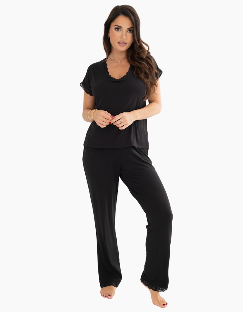 19837 Pour Moi Sofa Loves Lace Soft Jersey Trousers