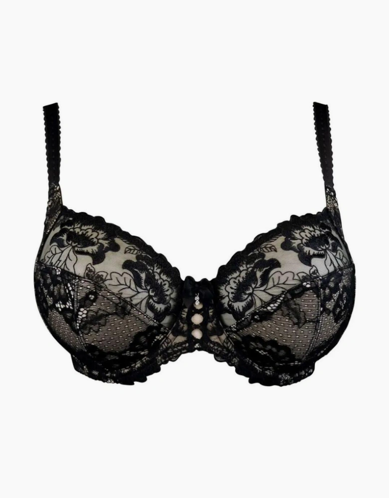 3827 Pour Moi Sofia Lace Embroidered Side Support Bra