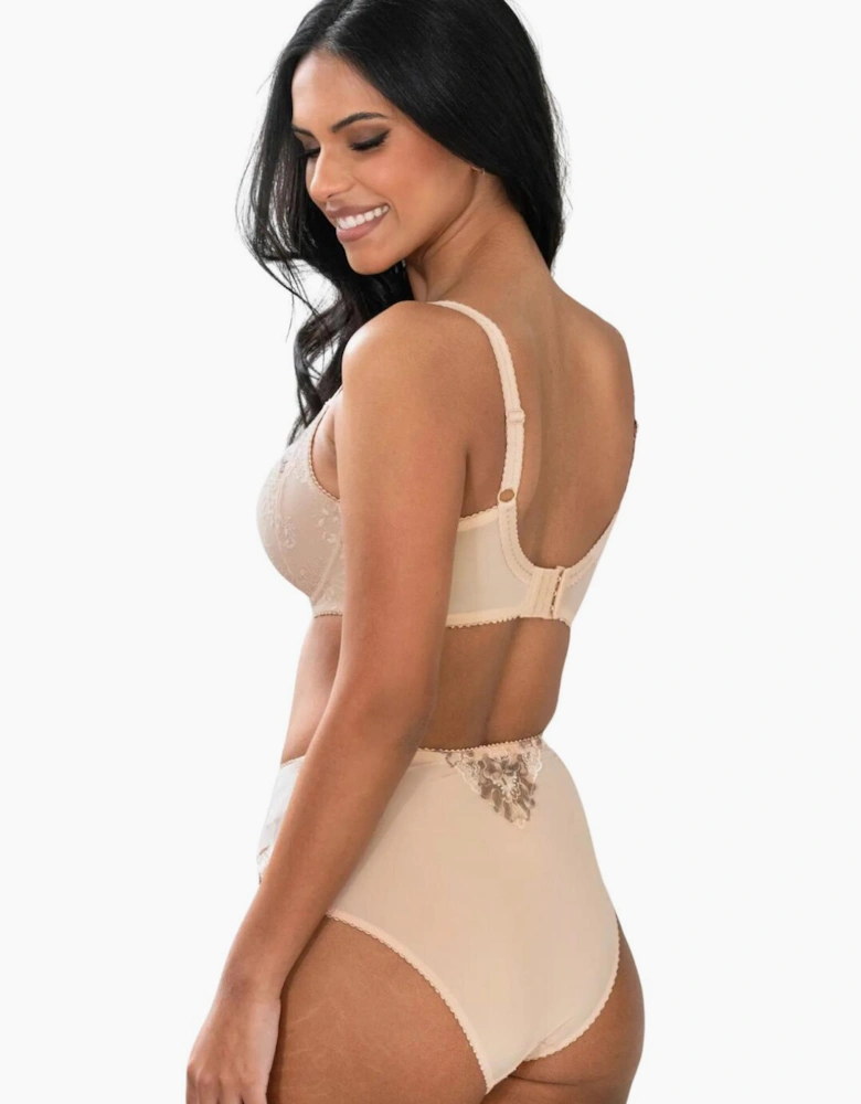 3827 Pour Moi Sofia Lace Embroidered Side Support Bra