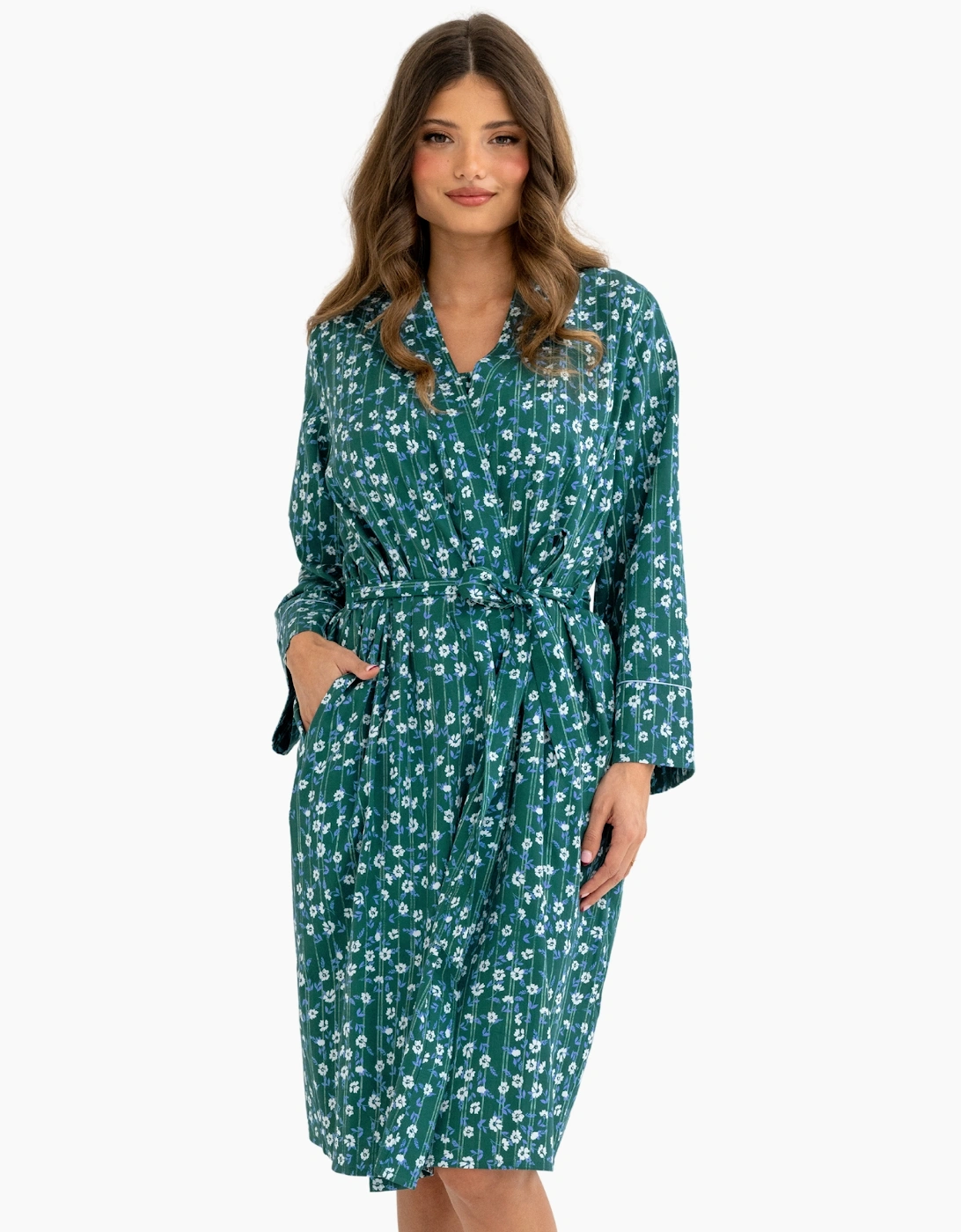 23267 Pour Moi Pure Cotton Dressing Gown