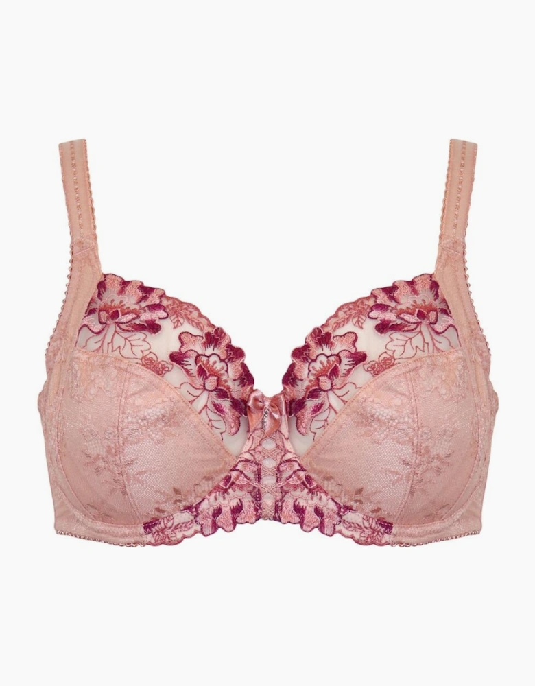3827 Pour Moi Sofia Lace Embroidered Side Support Bra