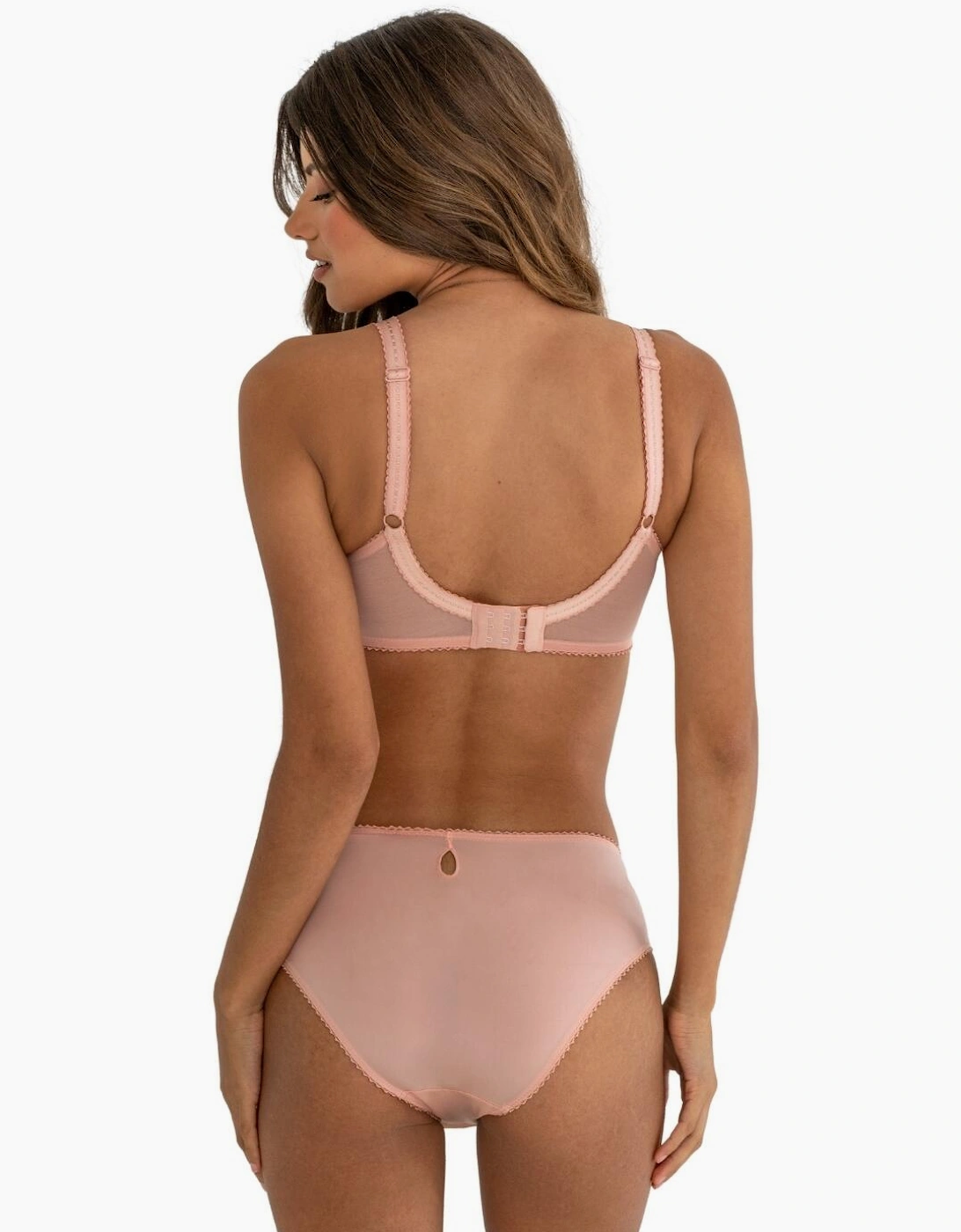3827 Pour Moi Sofia Lace Embroidered Side Support Bra